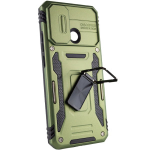Ударопрочный чехол Camshield Army Ring для Xiaomi Redmi 9C / 10A – Оливковый