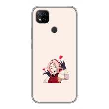 Чехлы Персонажи Аниме Наруто для Xiaomi Redmi 9c (AlphaPrint) (Лайк Сакура)
