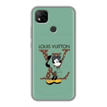 Чехлы Луи Витон для Xiaomi Redmi 9c (AlphaPrint - LOUIS VUITTON) (Микки Маус LV)