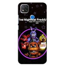 Чехлы Пять ночей с Фредди для Редми 9с – Лого Фредди
