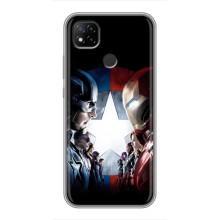 Чехлы с героями Марвел Xiaomi Redmi 9c (VPrint)