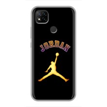 Чехлы для Xiaomi Redmi 9c - с картинкой JORDAN (AlphaPrint) (Jordan Gold)