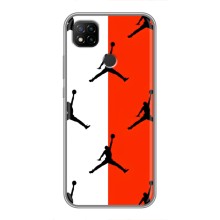 Чехлы для Xiaomi Redmi 9c - с картинкой JORDAN (AlphaPrint) (Лого Джордан)