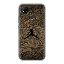 Чехлы для Xiaomi Redmi 9c - с картинкой JORDAN (AlphaPrint) (Logo Jordan)