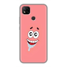 Чехлы с Патриком на Xiaomi Redmi 9c (Мордочка Патрика)