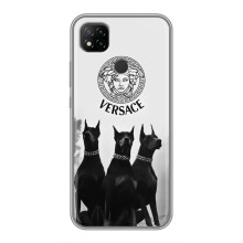 Чехлы VERSACE для Редми 9с (PREMIUMPrint) (Доберман Версаче)