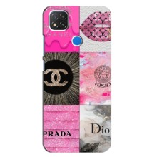 Чехол (Dior, Prada, YSL, Chanel) для Xiaomi Redmi 9c (Модница)