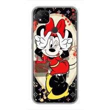 Чехол Disney Mouse Xiaomi Redmi 9c (PREMIUMPrint) (Минни peace)