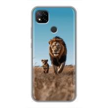 Чехол Король лев на Редми 9с (Мусафа и Симба)