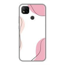 Чехол цветочный дизайн для Xiaomi Redmi 9c – Розовый фон