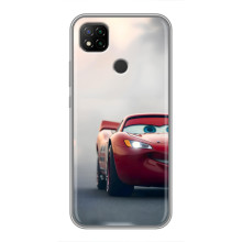 Силиконовый чехол Маквин для Xiaomi Redmi 9c – Маквин на трасе