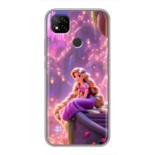 Чехол Рапунцель для Xiaomi Redmi 9c (Рапунцель в замке)