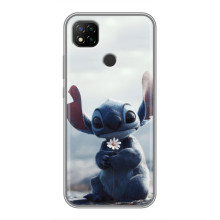 Чохол з малюнком Стіч для Xiaomi Redmi 9c – Стіч з квіткою