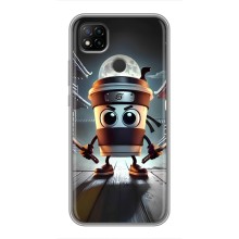 Чехол с мемом Тралалело тралала на Xiaomi Redmi 9c (Капучино асасино)