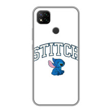 Чехол с принтом Стич на Xiaomi Redmi 9c (Стич лого)