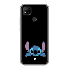 Чехол с принтом Стич на Xiaomi Redmi 9c (Стич на черном)
