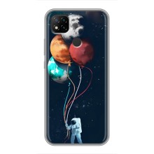 Космические Чехлы для Редми 9с (VPrint) (Планеты шарики)