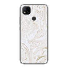 Мраморный чехол на Xiaomi Redmi 9c (VPrint) (Белый мрамор)
