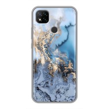 Мраморный чехол на Xiaomi Redmi 9c (VPrint) (Нежный мрамор)