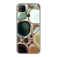 Мраморный чехол на Xiaomi Redmi 9c (VPrint) (Радужный Мрамор)