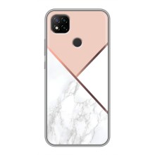 Мраморный чехол на Xiaomi Redmi 9c (VPrint) (Тройной мрамор)
