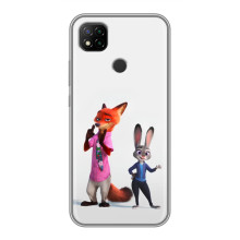 Силіконовий чохол з принтом Зоотрополіс для Xiaomi Redmi 9c – Джуді і Нік