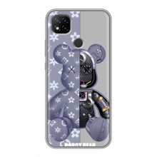 Силиконовый чехол для Xiaomi Redmi 9c (Медведь Louis Vuitton)