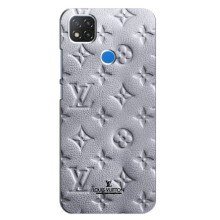 Текстурный Чехол Louis Vuitton для Редми 9с (Белый ЛВ)