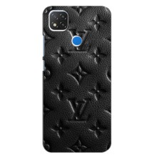 Текстурный Чехол Louis Vuitton для Редми 9с (Черный ЛВ)