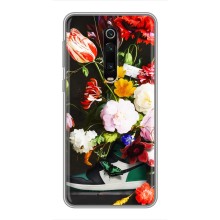 Брендновые Чехлы для Xiaomi Redmi K20 - (PREMIUMPrint) – Nike цветы