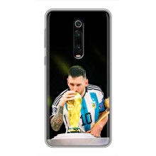 Чехлы для Xiaomi Redmi K20 (Leo чемпион) (AlphaPrint) (Кубок Месси)