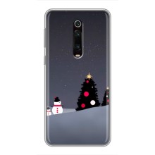 Чехлы на Новый Год Xiaomi Redmi K20 (Снеговички)