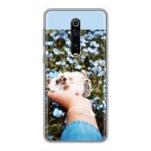Чехлы с изображением разных животных для Xiaomi Redmi K20 (Ежик на руках)