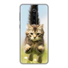 Чехлы с Котиками для Xiaomi Redmi K20 (VPrint) (Прыжок кота)