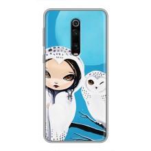 Чохли з принтом СОВИ для Xiaomi Redmi K20 – Дівчинка Сова