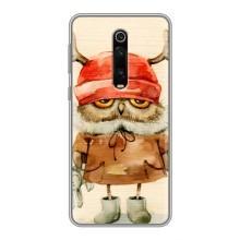 Чохли з принтом СОВИ для Xiaomi Redmi K20 – Сова у шапці