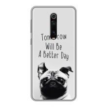 Чехлы с собаками для Xiaomi Redmi K20 (VPrint) (Смешной Мопс)