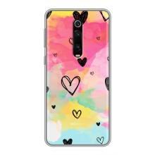 Чохли з тематикою "Маленькі Сердчеки" на Xiaomi Redmi K20 – Яскраві серця
