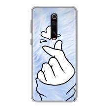 Чехлы (Знак сердечка) на Xiaomi Redmi K20 – Сердечка знак