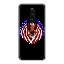 Чехол Флаг USA для Xiaomi Redmi K20 (Крылья США)