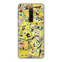 Чехол Губка Боб для Сяоми Редми К20 – Эмоции Спанч Боба