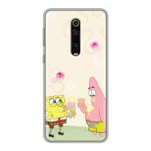 Чехол Губка Боб для Сяоми Редми К20 – Патрик и Боб