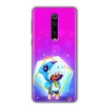Чехол Бравл Старс для Xiaomi Redmi K20 – Леон в костюме Акулы