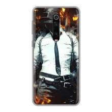 Силиконовый чехол с картинкой "Герой Pubg" на Xiaomi Redmi K20 – Man Пубг