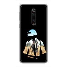 Силиконовый чехол с картинкой "Герой Pubg" на Xiaomi Redmi K20 – Пубг мен