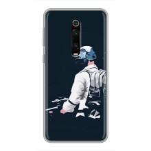 Силиконовый чехол с картинкой "Герой Pubg" на Xiaomi Redmi K20 – В экиперовке