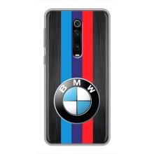 Чехол для Сяоми Редми К20 - с принтом БМВ (AlphaPrint) (Лого BMW)