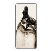 Чехол с птицами на Xiaomi Redmi K20 (VPrint) (Сова)