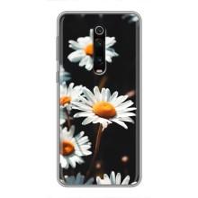 Чехол с ромашками на Xiaomi Redmi K20 – Белые ромашки