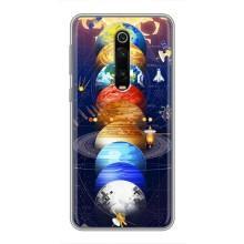 Чехол (ТПУ) с планетами на Xiaomi Redmi K20 – Арт планети